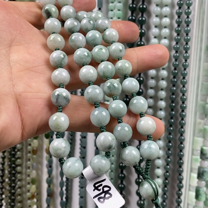 用***8翡翠未镶嵌项链翡翠项链