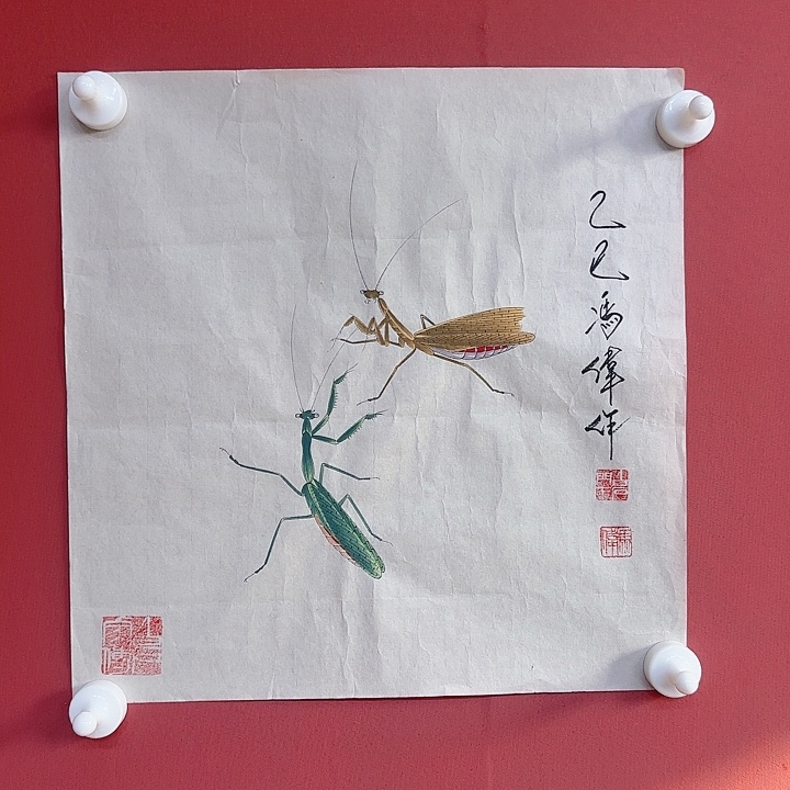 国画冯伟老师手绘作品 