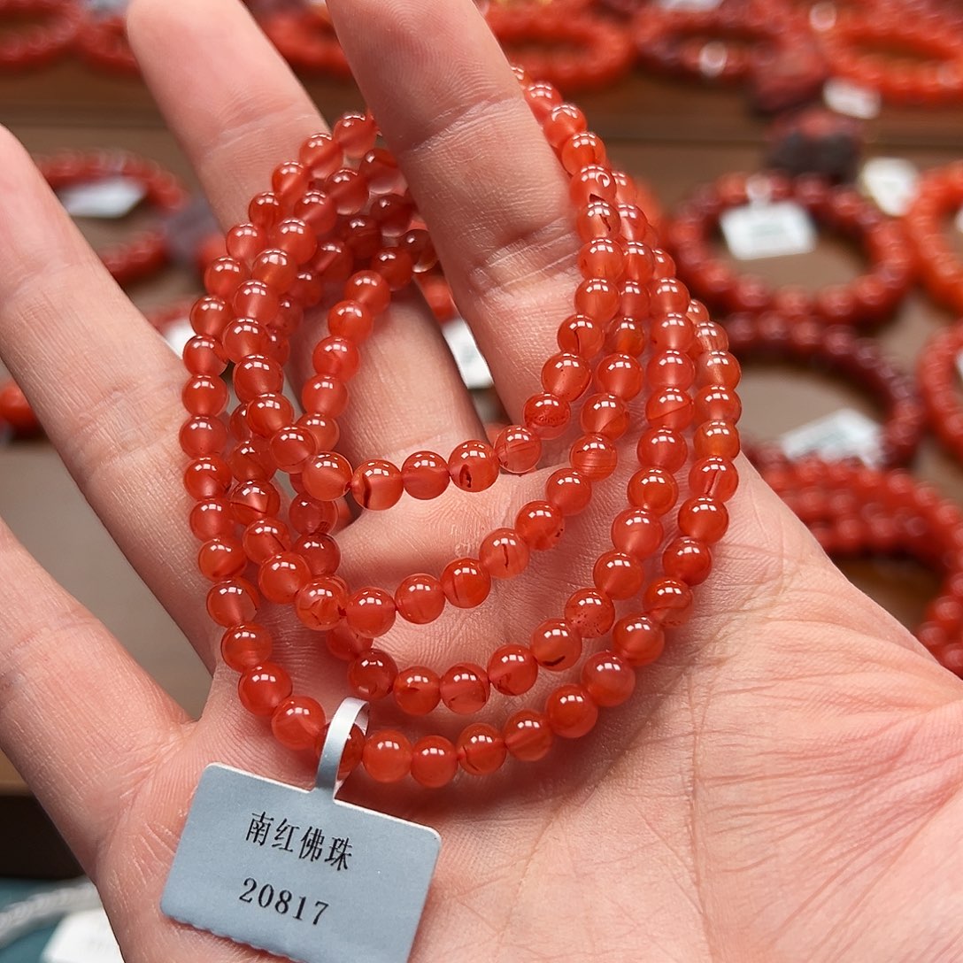 南红玛瑙未镶嵌手串