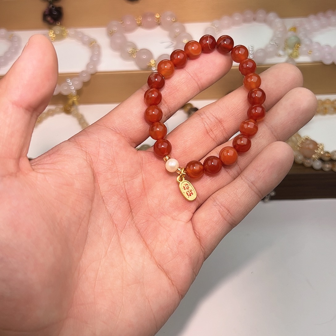 玛瑙/玉髓手串未镶嵌