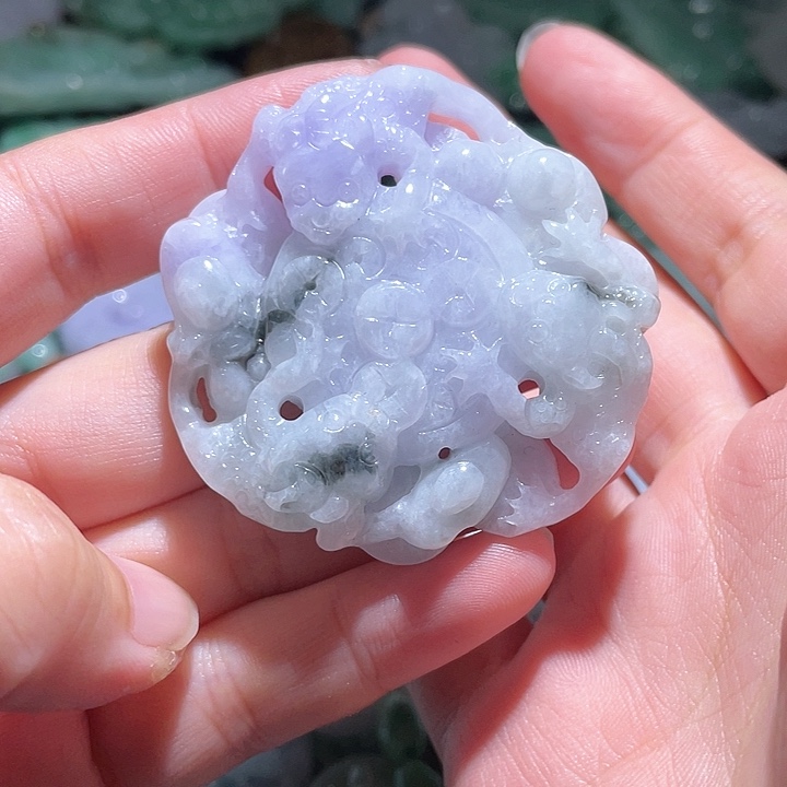 颈饰未镶嵌翡翠天