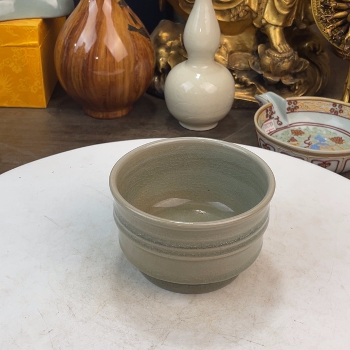 陶土汝窑冰片碗1