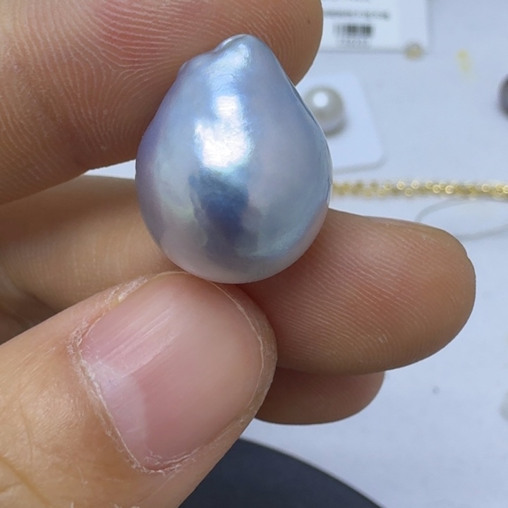 岚***音海水珍珠颈饰未镶嵌