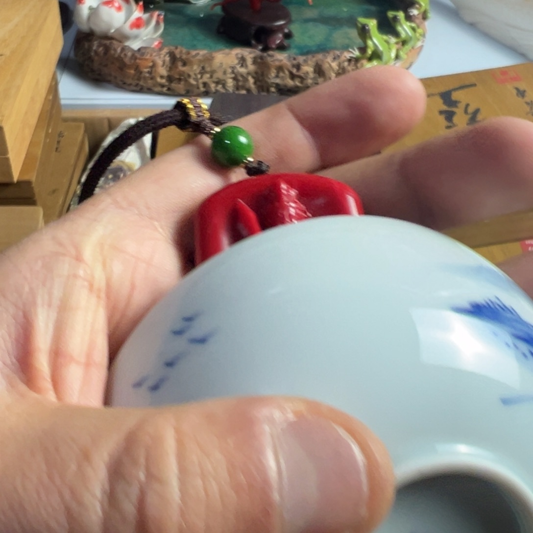 紫砂茶杯我家粉皮真好看啊