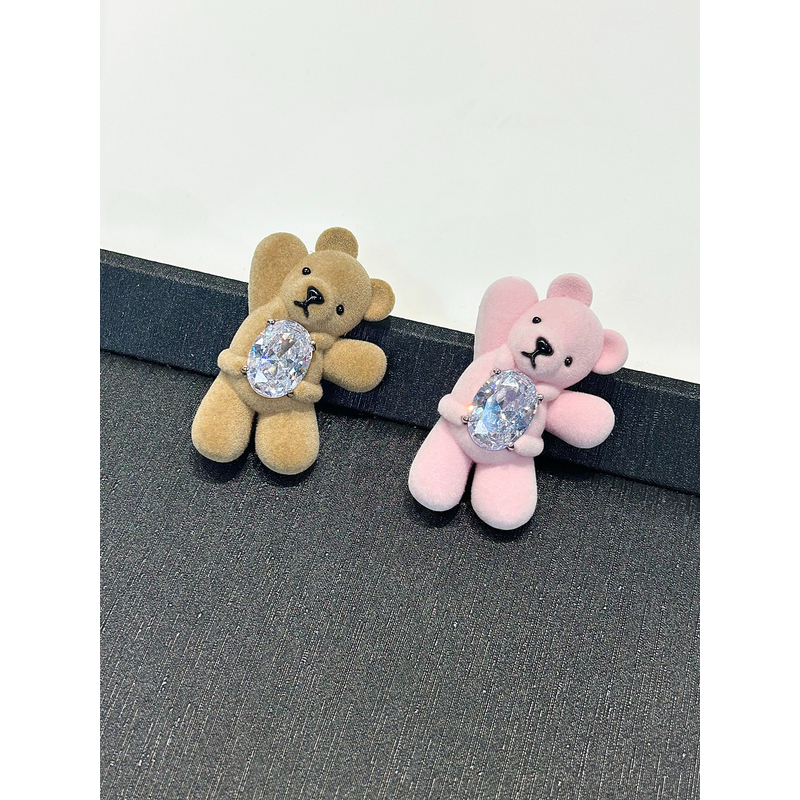 U小熊鸭嘴夹侧边发夹A176