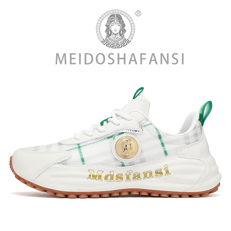 2025春夏季新款男士轻奢时尚百搭增高运动休闲手工包底鞋601款