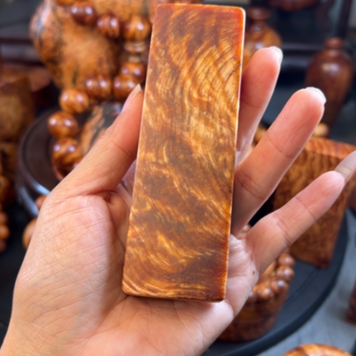 【闪购商品】松木（琥珀木）把件有瑕疵不退货