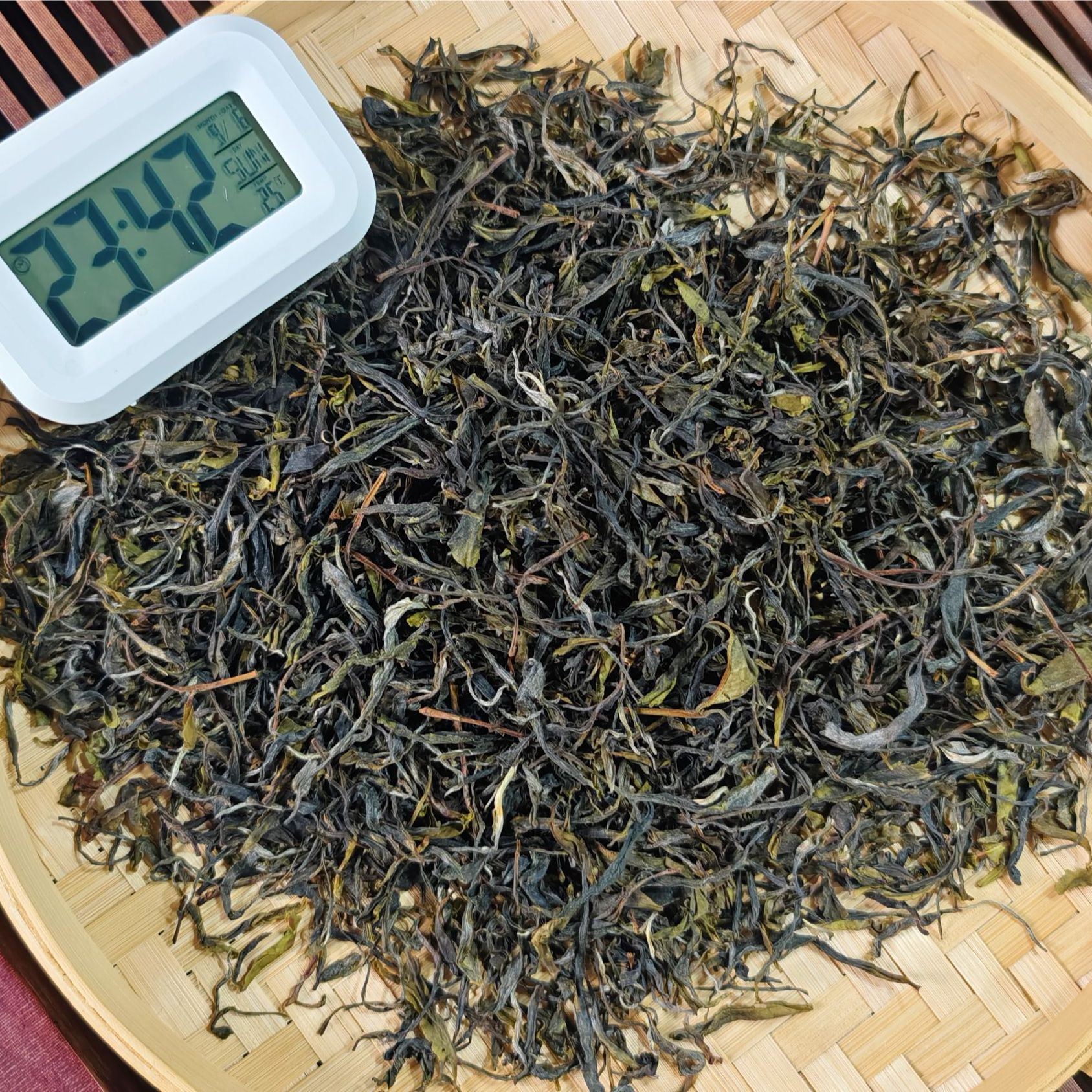 2024年 倚邦鸡嘴壳 古树春茶 生茶散料 9月6日【068号】