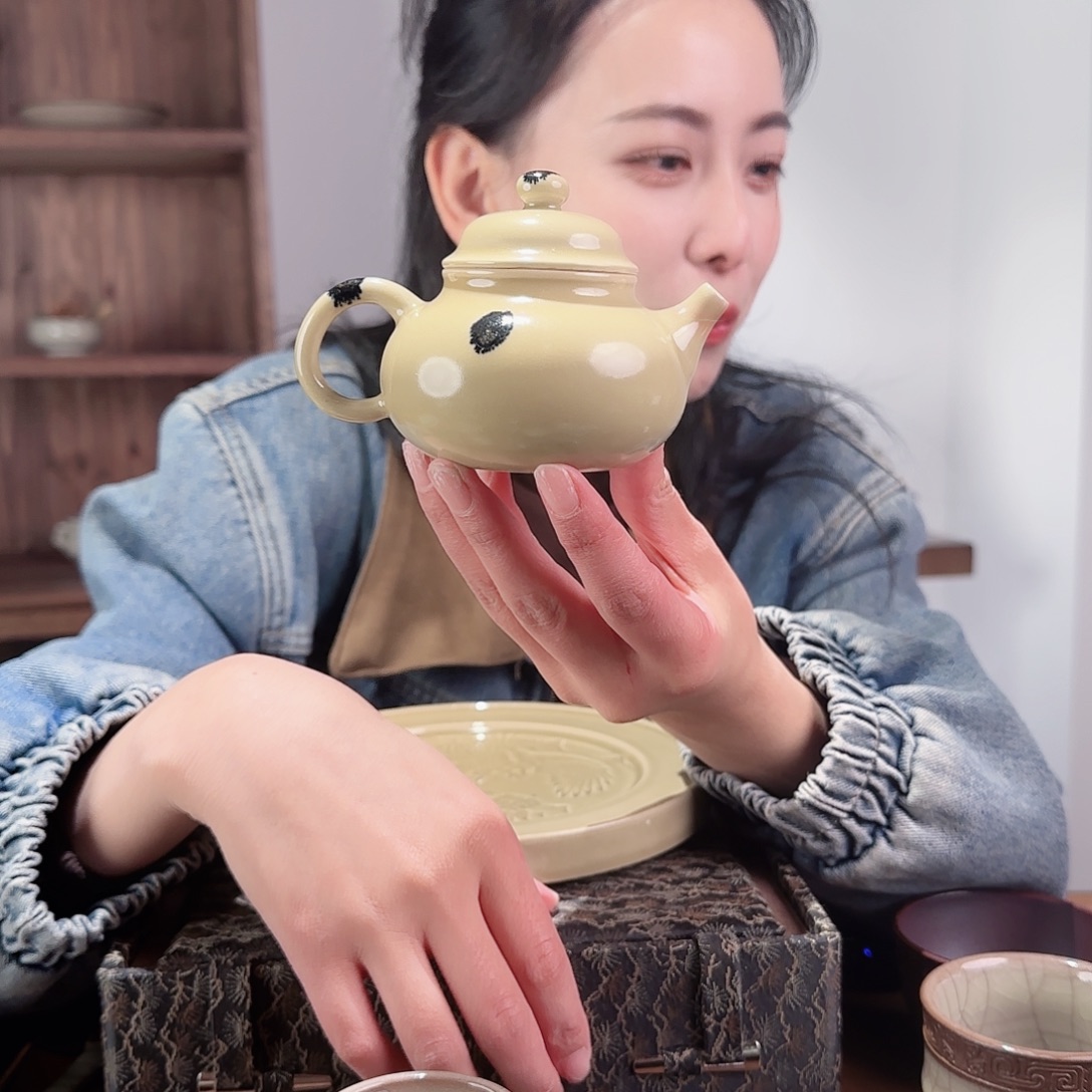 瓷摆件龙天壶手工壶