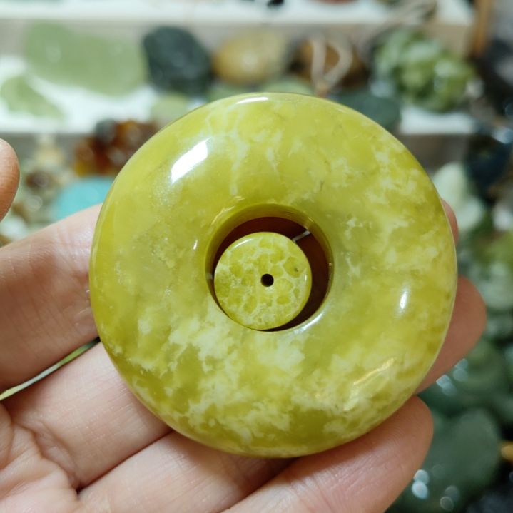 岫玉平安扣未镶嵌