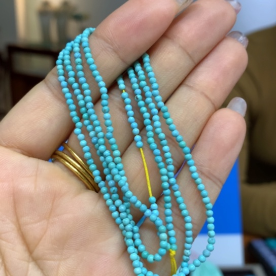 绿松石长链未镶嵌