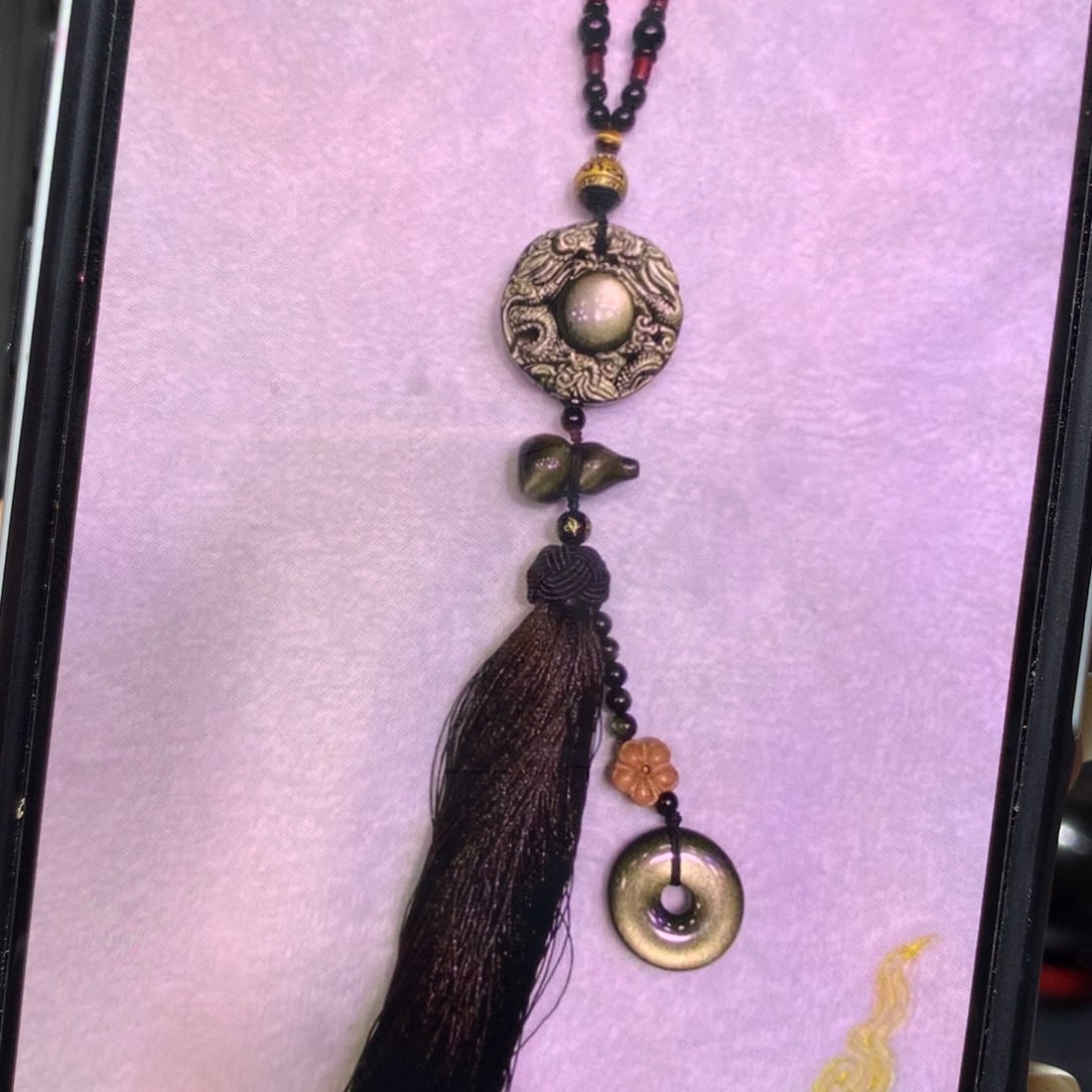 未镶嵌黑曜岩车挂M****灵