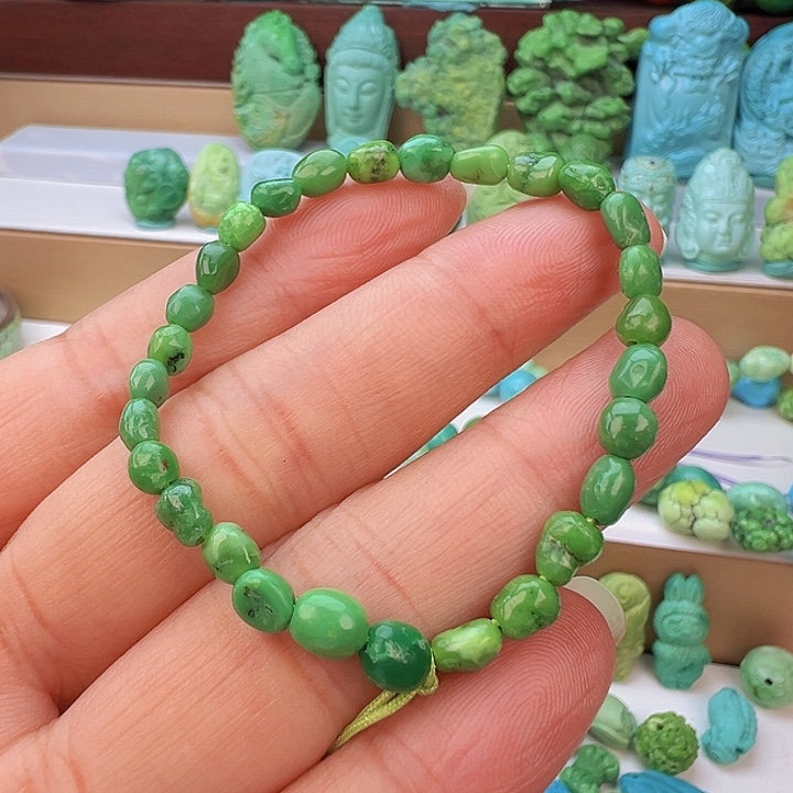 未镶嵌绿松石项链