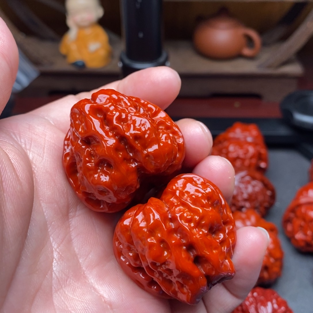 吊坠文玩核桃37蛤蟆头微瑕