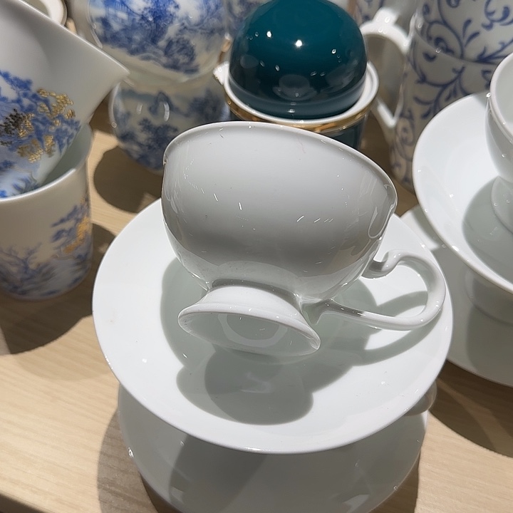 瓷白瓷样板2杯2碟