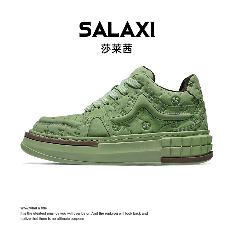 SALAXI/莎莱茜 2025冬季新品轻奢潮牌印花时尚保暖潮鞋男女运动鞋