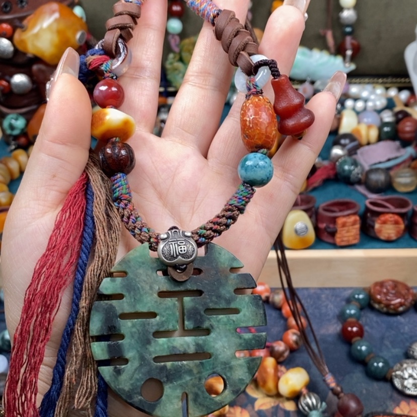 【闪购商品】翡翠颈饰未镶嵌项链