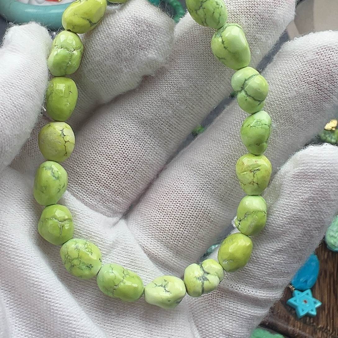 绿松石菜籽黄绿松石Z未镶嵌