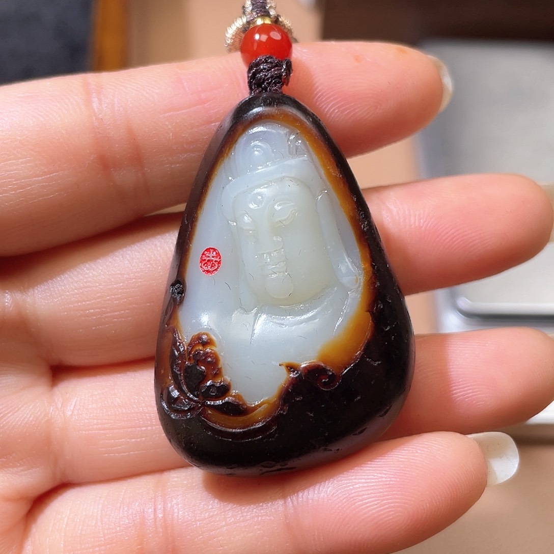 和田玉颈饰未镶嵌A7 