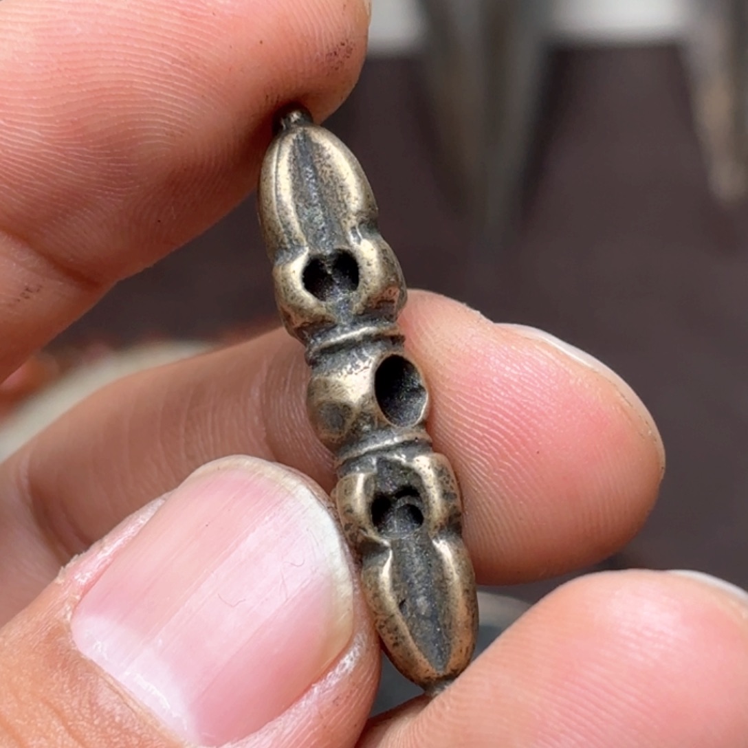 铜星月菩提挂件菩提