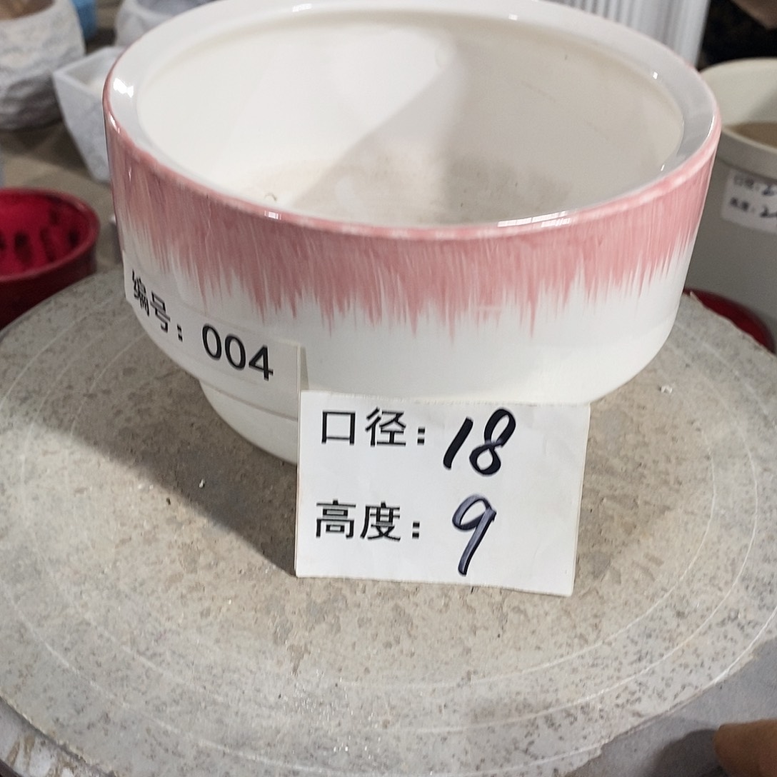【闪购商品】陶瓷微瑕花盆-CCH004-1个小号
