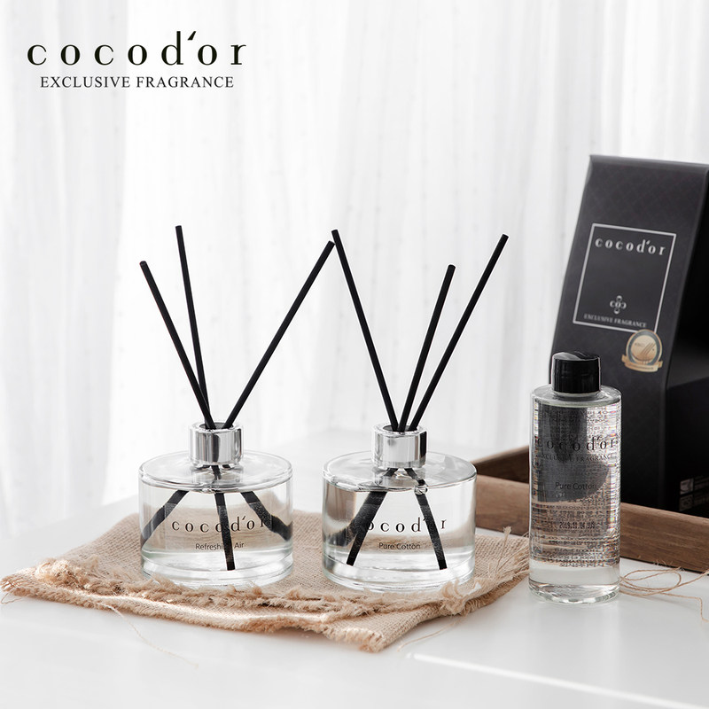 韩国COCODOR经典无火藤条香薰200ml*2 送补充液200ml*3瓶