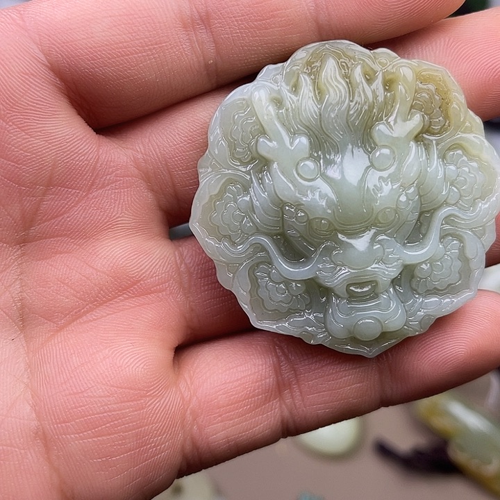 和田玉吊坠(不含链)未镶嵌