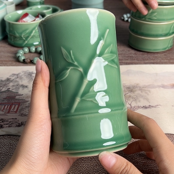 小米茶器龙泉青瓷