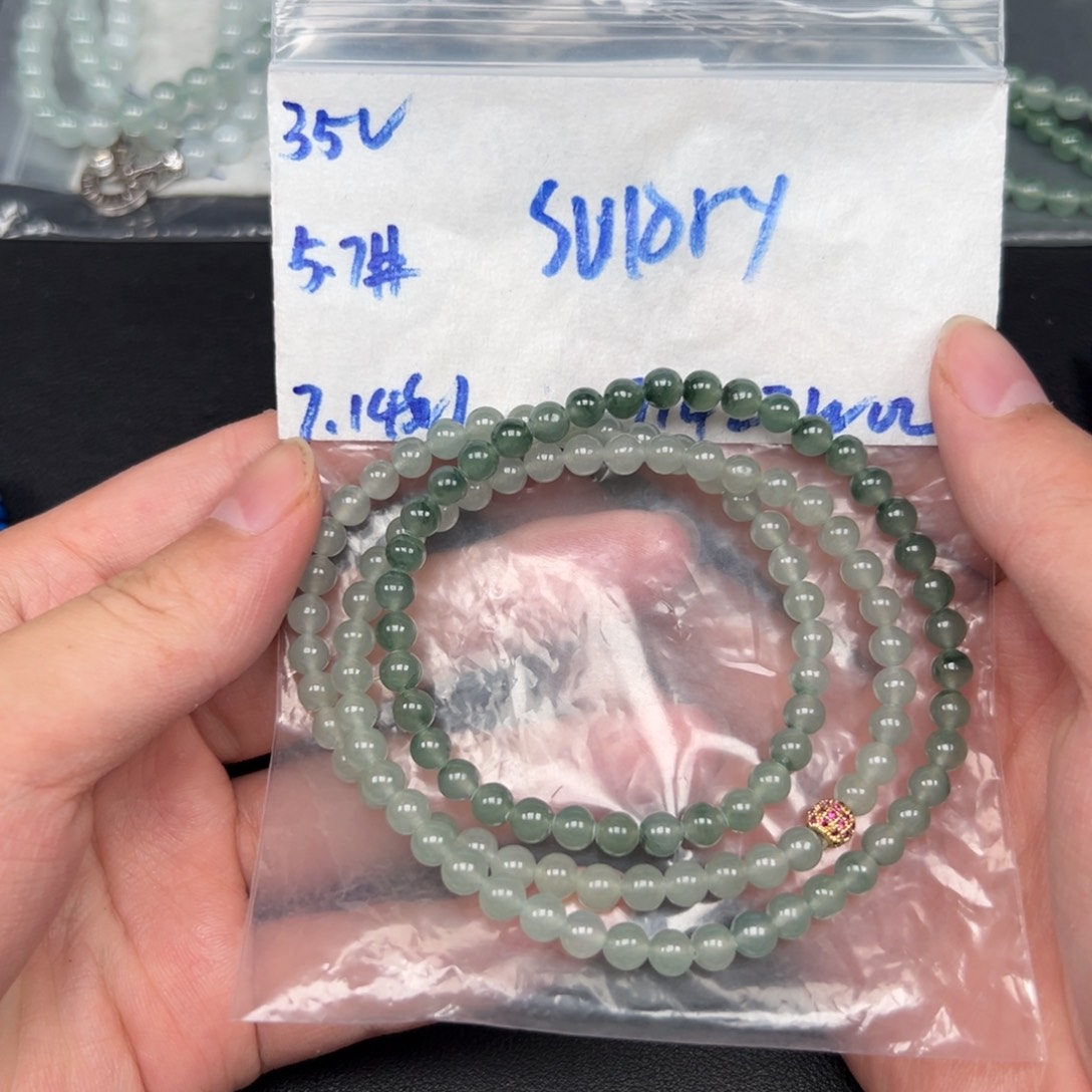 手链翡翠未镶嵌天然a货翡翠