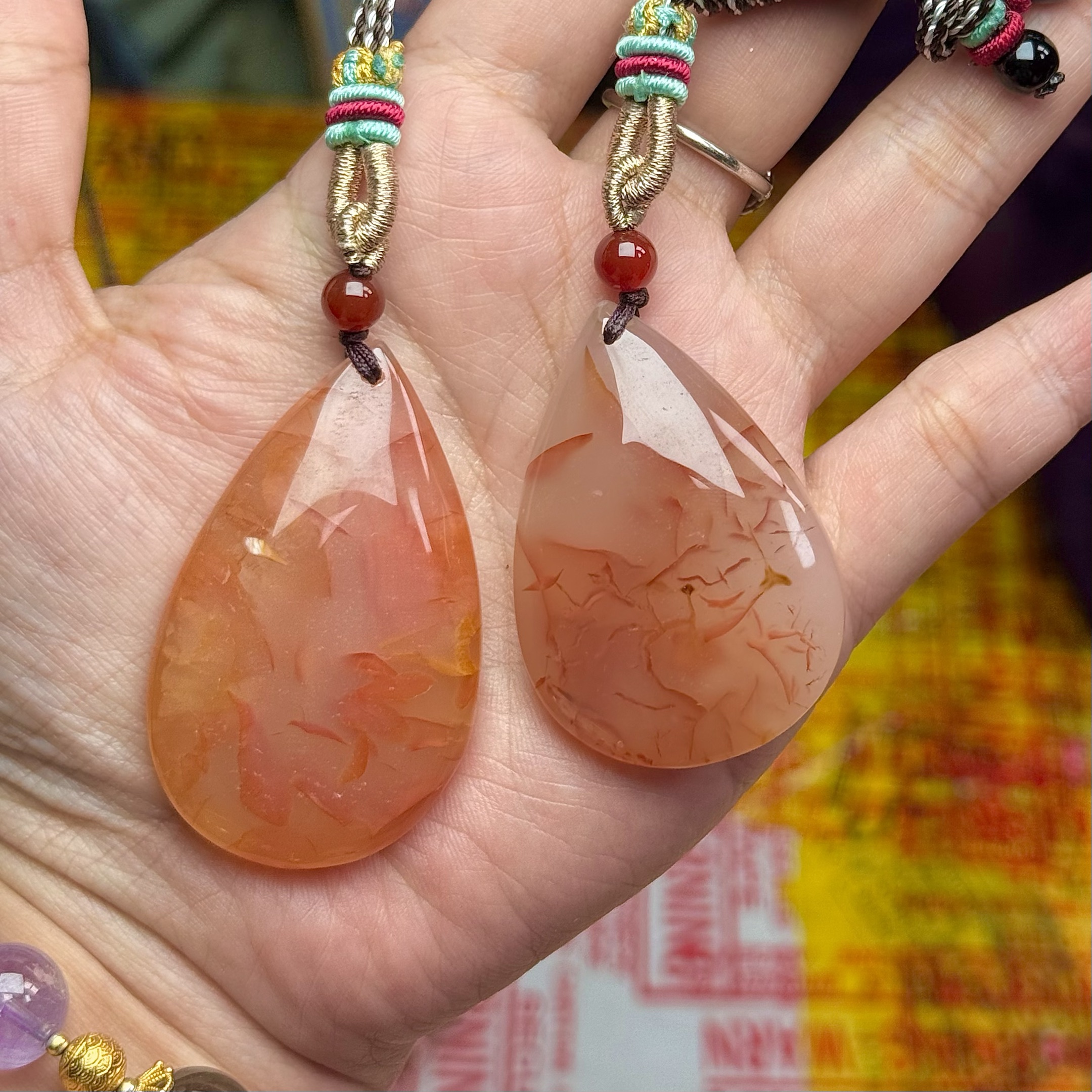 【DL】龙纹宝石水滴吊坠（多样性发其一）