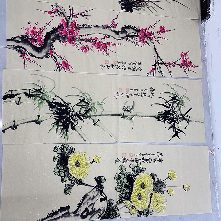 国画在这种装修正在做