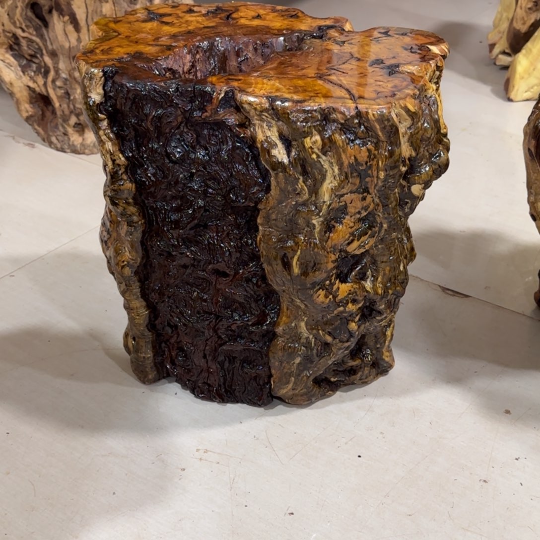 水***6龙纹鸡心枣木手工艺品 