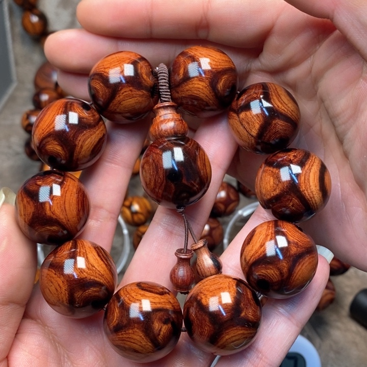 黄花梨/降香黄檀紫油梨成品加工手串