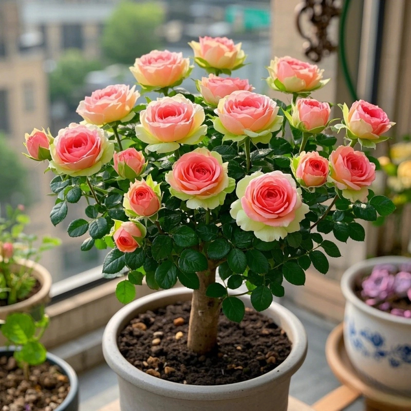 【四季开花】玫瑰花老桩苗四季可种耐寒耐热植物盆栽大花浓香发财树