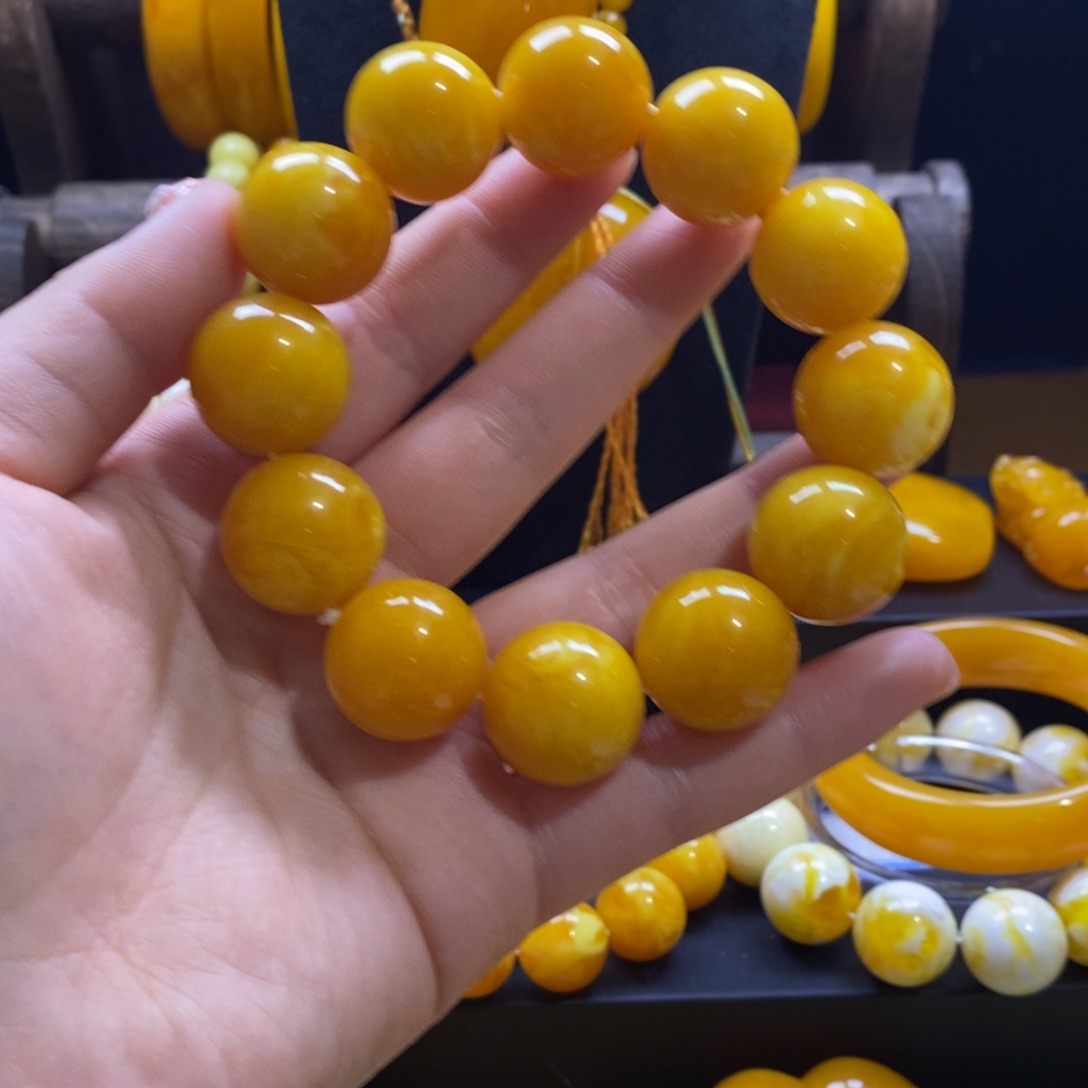 ****哥非金属老蜡飘花卡20全品手串