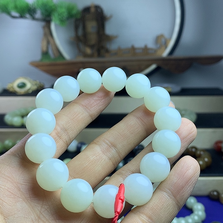 嘉***涵和田玉未镶嵌手串