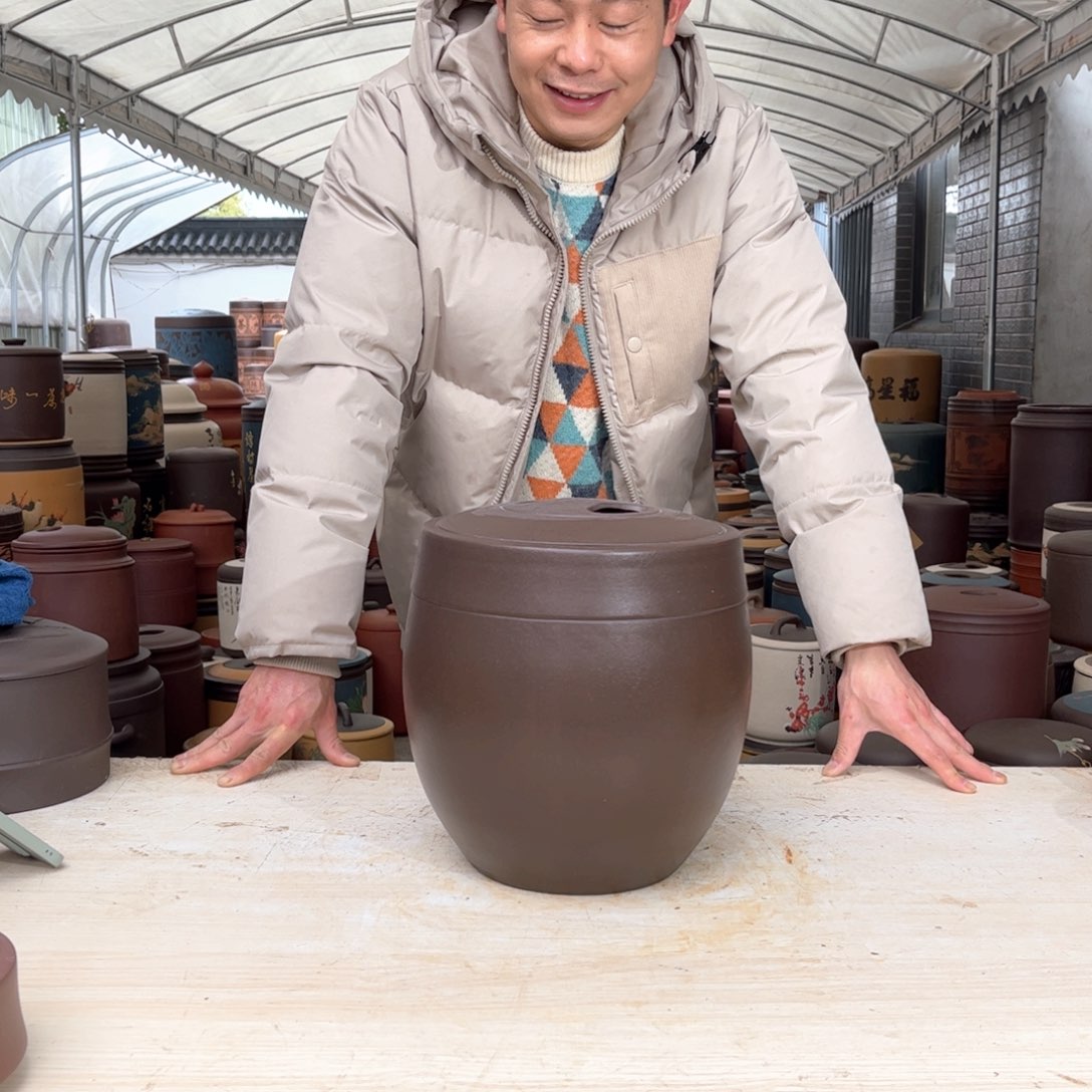 紫砂茶叶罐10 饼茶叶罐