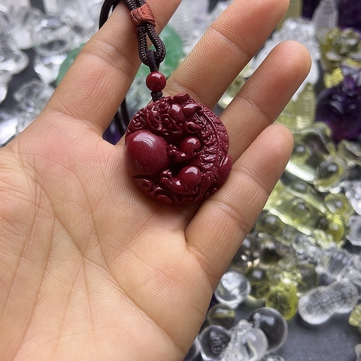 水晶摆件未镶嵌吊坠
