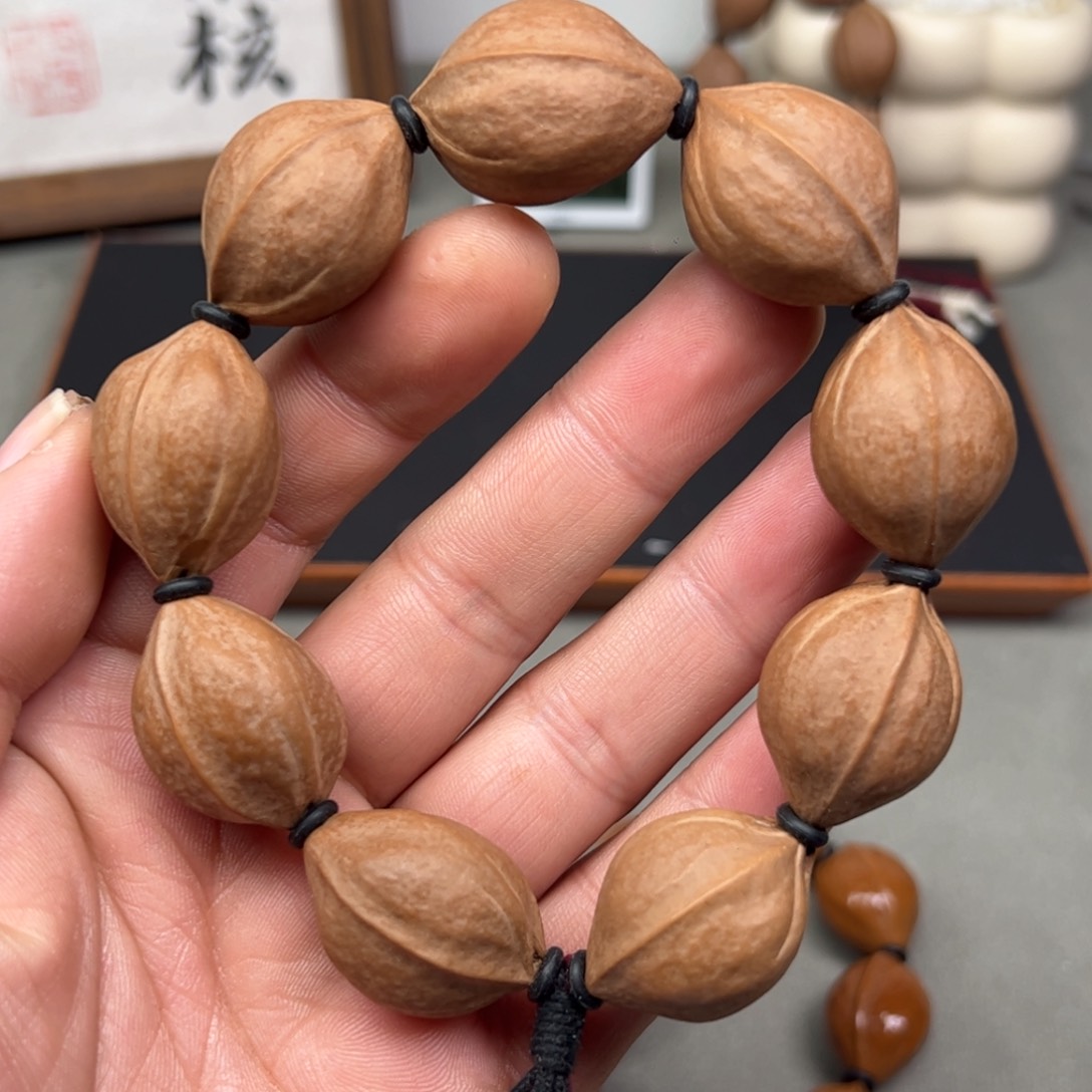 橄榄核手串/手链原生态2129头货