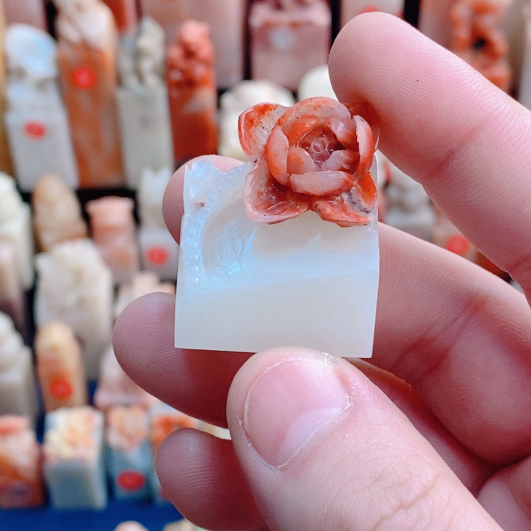 .***Z芙蓉荷花，手工篆刻