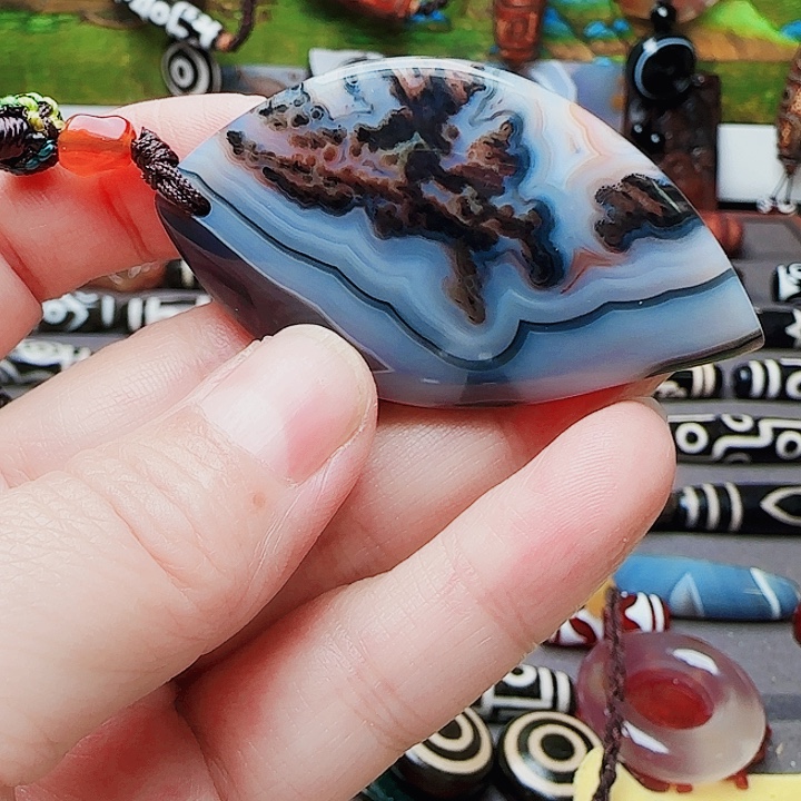 玛瑙/玉髓合金珠宝半成品