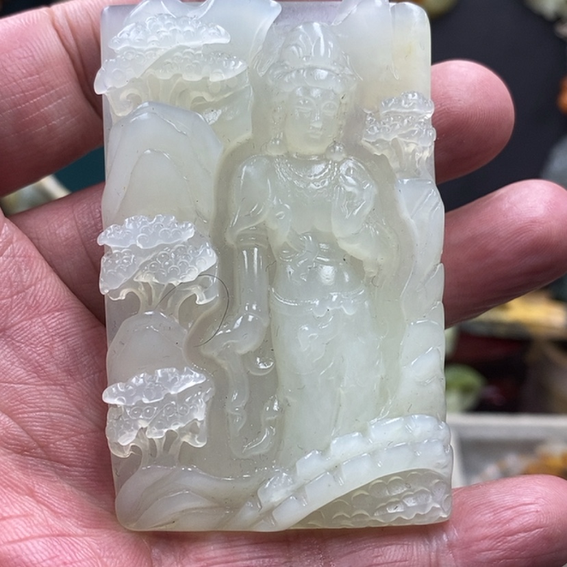 【闪购商品】岫玉岫玉吊坠未镶嵌