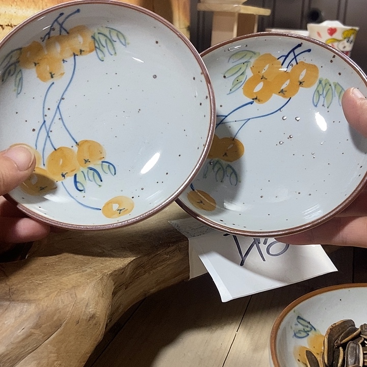 暇疵景德镇手绘高温釉下彩