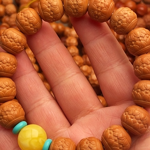 手串猴头核桃莲花