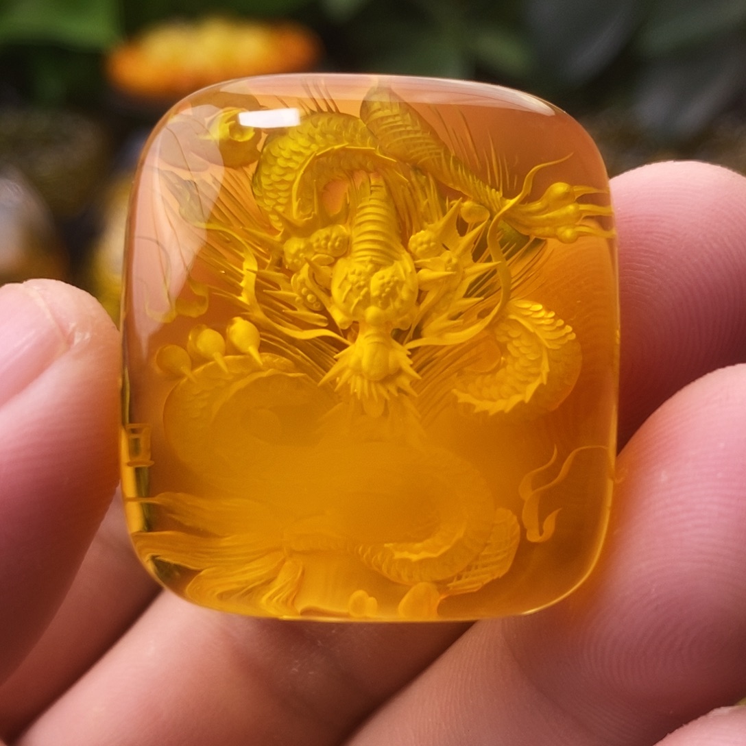 琥珀未镶嵌吊坠(不含链)