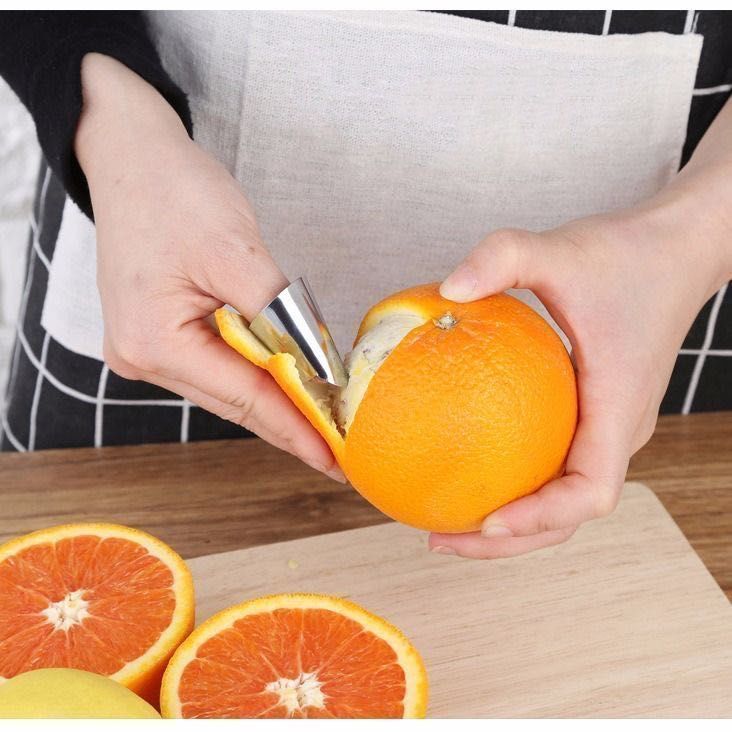 不锈钢摘菜铁指甲护指神器指头保护套指套手指套剥蒜掐毛豆拇指刀