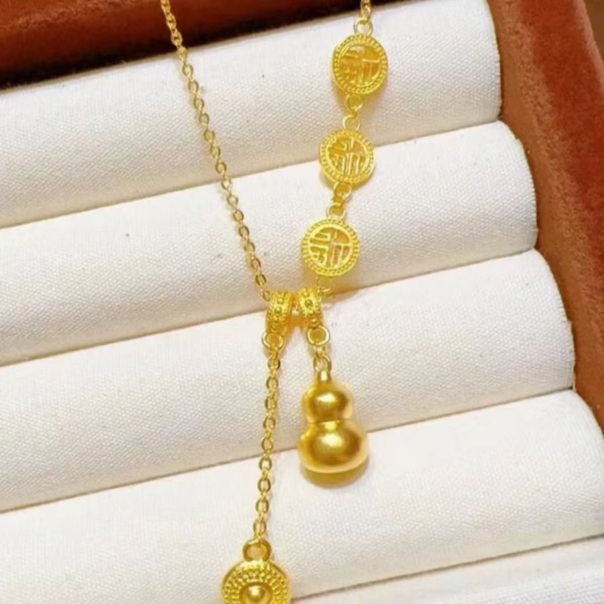 流苏葫芦项链中国风古风高端首饰很精美手纯手工制作精