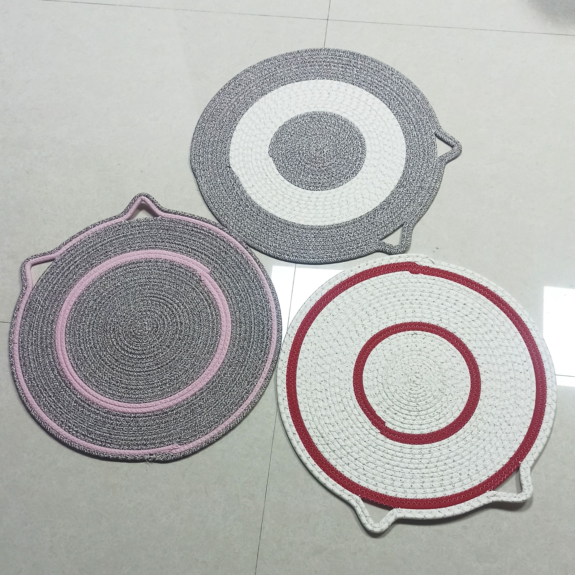 编织猫抓垫棉绳猫趴垫【外贸尾单】