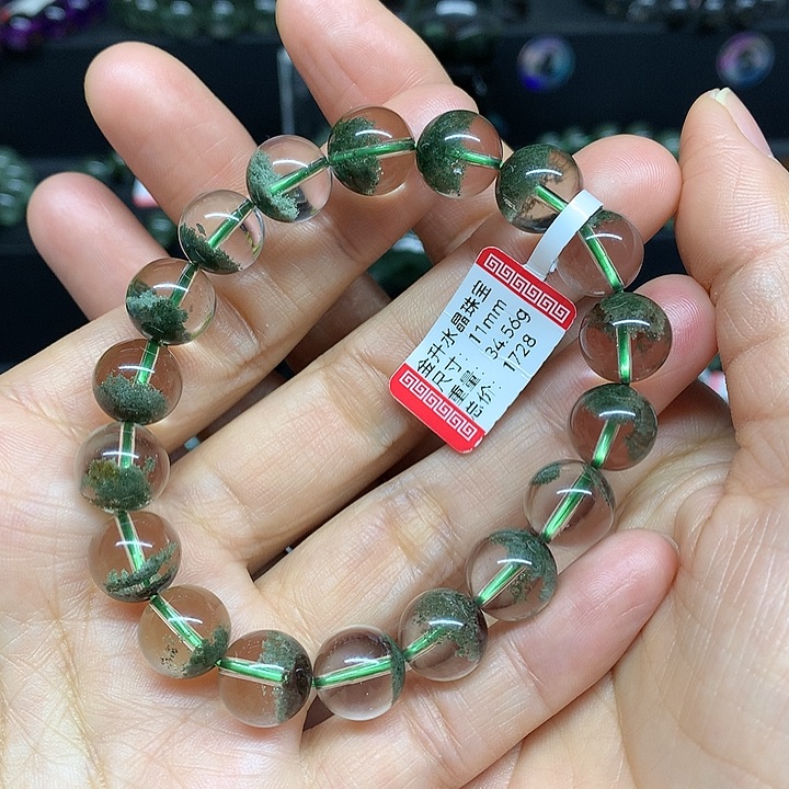 水晶手串未镶嵌天然水晶