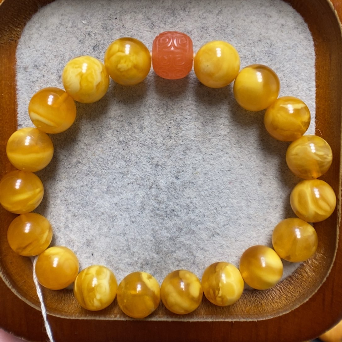 蜜蜡手串未镶嵌蜜蜡